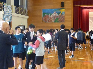 平成２６年度　離任式