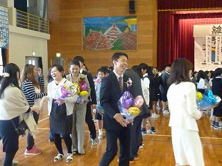 平成２６年度　離任式