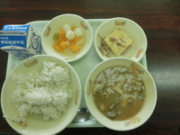 本日の給食 2016/12/19 14:21:51