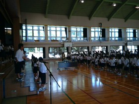 小学校1学期終業式