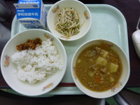 本日の給食 2016/12/16 13:02:00