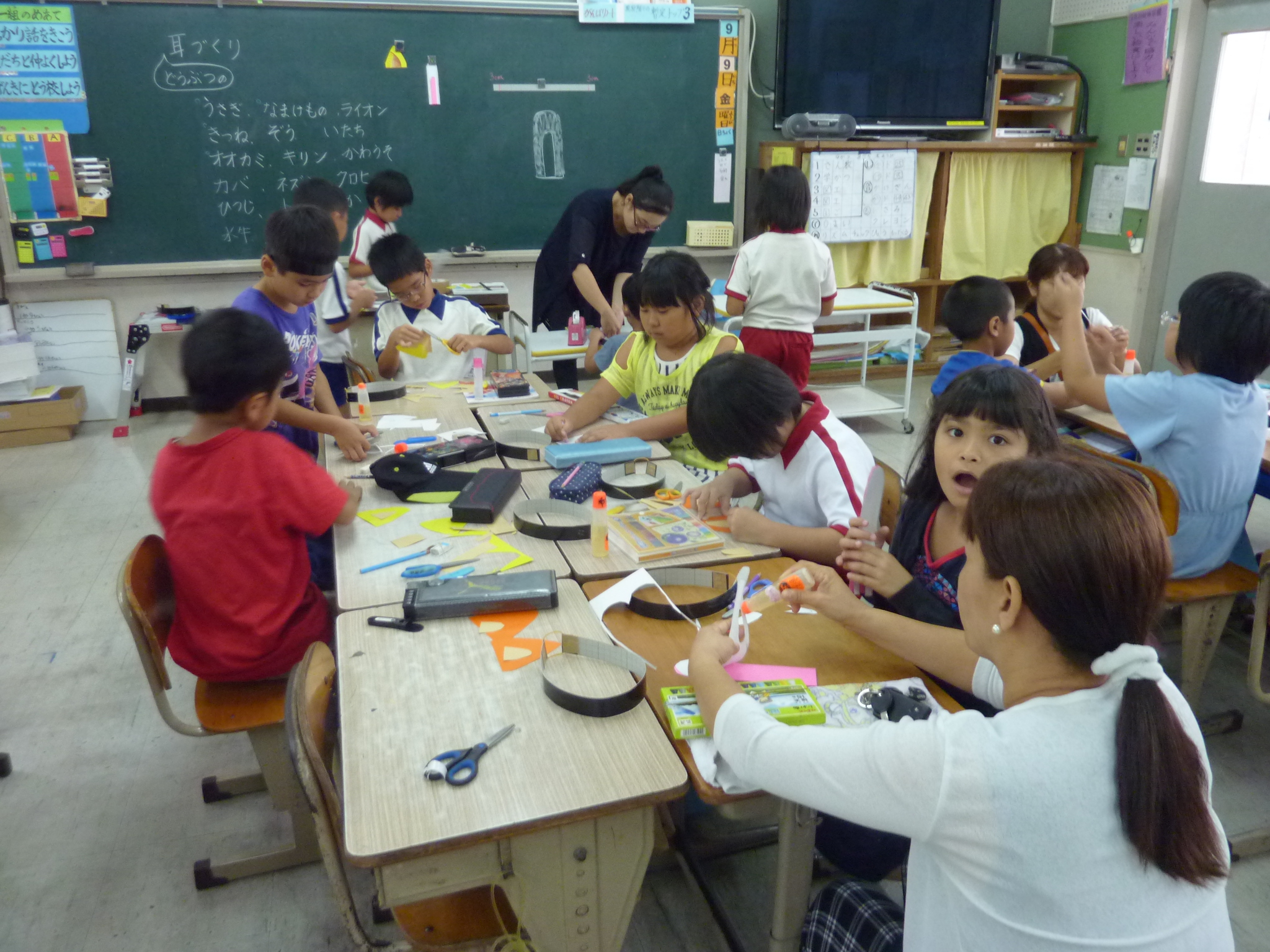 授業参観の様子です。