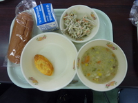 本日の給食 2016/12/08 13:33:15