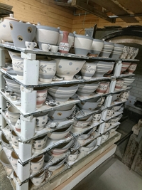 壺屋陶器まつりに向けて焼きます。 2018/11/12 18:07:57