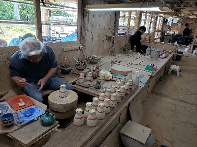 最近までの工房の様子です。