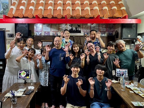 台風前夜に短縮営業で(^^♪