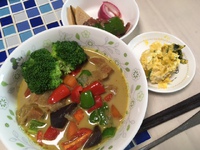 野菜たっぷりスープカレー(^^♪