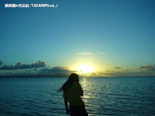 西桟橋in竹富島（夕陽編）　