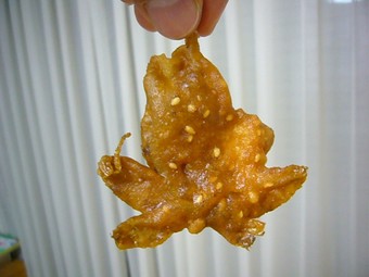 もみじの天ぷら