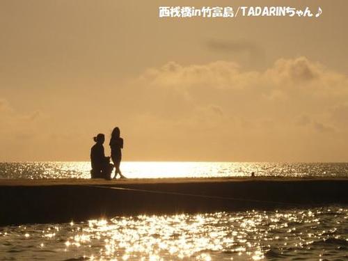 西桟橋in竹富島（夕陽編）　