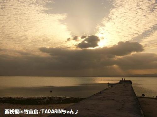 西桟橋in竹富島（夕陽編）　