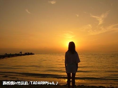 西桟橋in竹富島（夕陽編）　