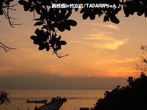 西桟橋in竹富島（夕陽編）　