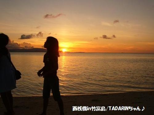 西桟橋in竹富島（夕陽編）　