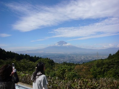 富士山とススキと富士屋