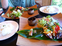 沖縄　カフェ cafe 風樹　山　海　人気　南城市玉城　南部　