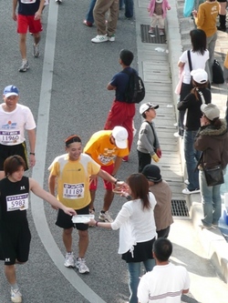 3年連続NAHAマラソン③40km（赤嶺駅）付近