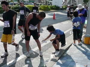 3年連続NAHAマラソン③40km（赤嶺駅）付近
