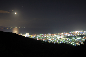 昨日の夜景
