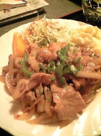 しょうが焼き定食 2010/06/25 12:33:24