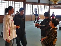 練習日のスペシャルゲスト