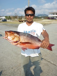 辺野古沖磯夜釣大物釣果！ 2012/10/07 17:52:20