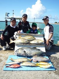 辺野古沖磯大物夜釣り釣果！（大型ＧＴ、タマン連発） 2012/07/22 11:06:32
