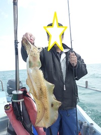 ボートエギング何とか釣れました。！ 2012/03/13 06:23:50