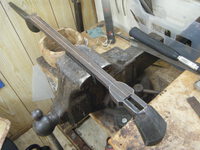 新作三線縞黒檀（小与那城型）製作中!!! 2022/12/24 13:03:50