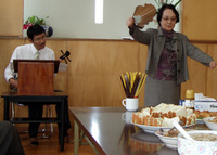 職場で三線＠三線の日 2007/03/05 10:15:27