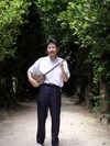 備瀬のフクギで三線 2007/05/21 11:41:52