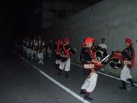 謝苅＆栄口　旧盆エイサー　道じゅねー　　 2009/09/03 14:13:19