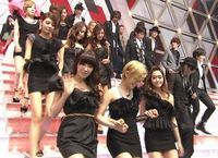 少女時代が紅白に出場しました 2012/01/02 07:39:29