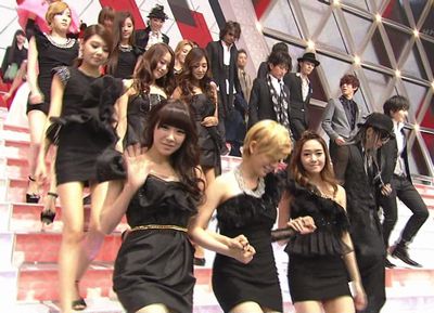 少女時代が紅白に出場しました