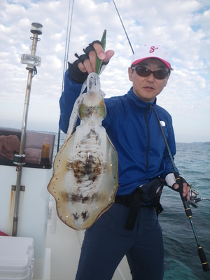 アオリお魚共に渋かったです・・・