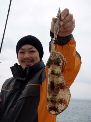 大型アオリゲットならず・・・