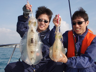 海風ボートエギング釣果情報
