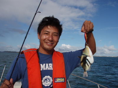ナブラでカツオが釣れてます