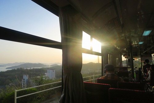 お隣の岡山県が想定外に楽し過ぎた件⑧夕景鑑賞バス、浜焼き、帰宅
