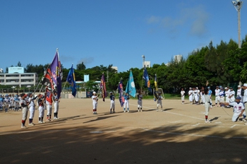 開会式　小禄地区夏季大会（高学年）