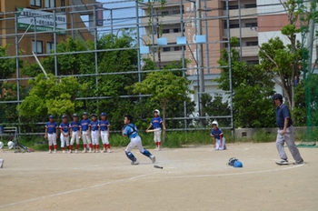 １回戦　スポ少大会