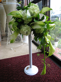 green wedding bouquet