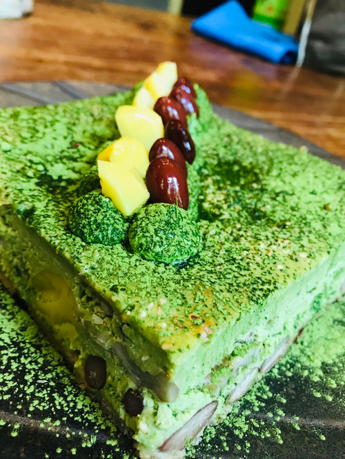 リクエストの手作り抹茶チーズcake‼️