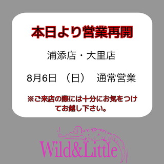 本日より営業です。