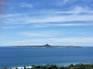 昨日の伊江島・水納島・瀬底島