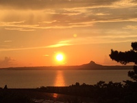 美ら海と夕日 2017/07/17 12:04:55