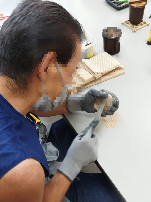 豆皿制作中～(^^♪