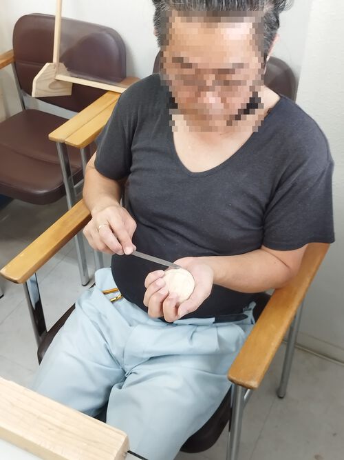 豆皿制作中～(^^♪