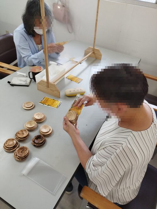 豆皿制作中～(^^♪