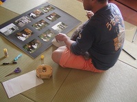 パネル作り～湧き水資料展に向けての準備②